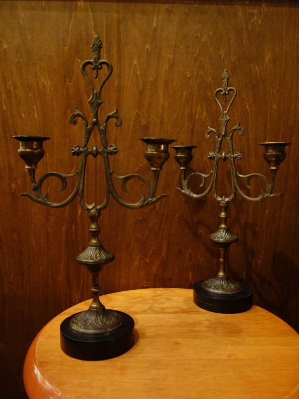 Italian brass candle holder 2