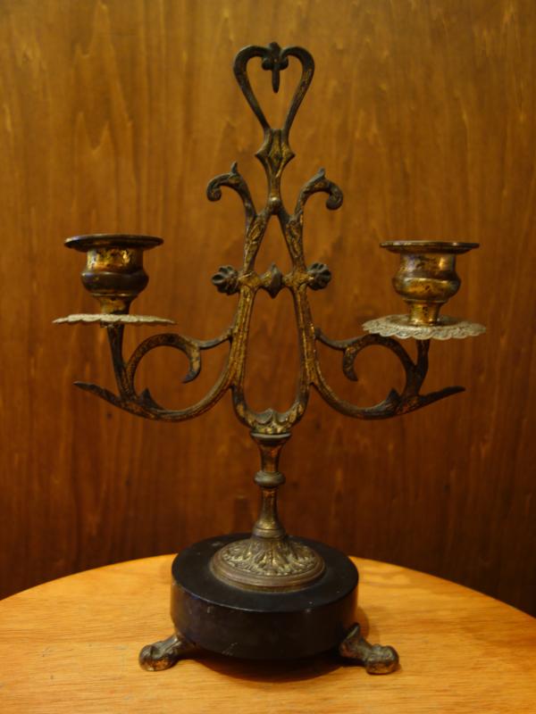 Italian brass candle holder 2