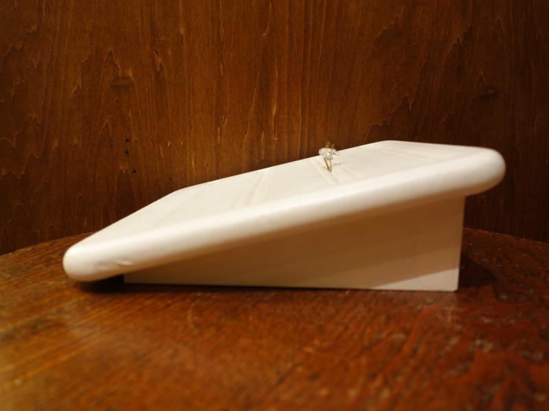 インテリア・ディスプレイ雑貨 アクセサリーケース LCM 7423 Italian white ring display holder(5)