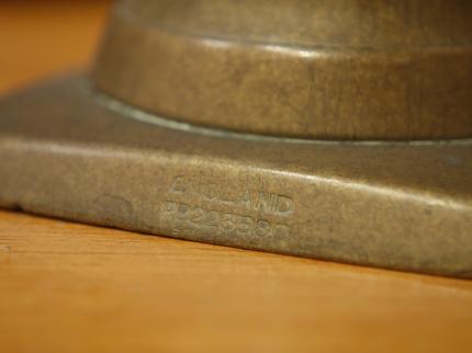 真鍮製燭台　ペア　LCM 7343（C1）