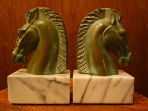 horse bookends