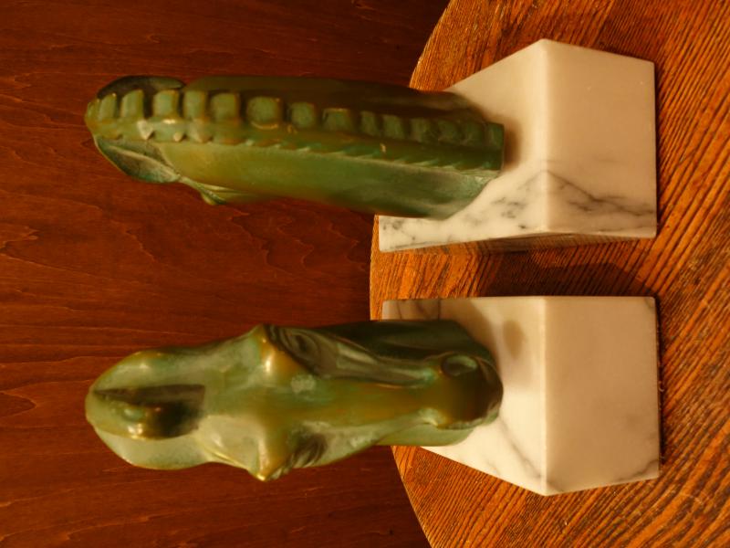 インテリア・ディスプレイ雑貨　ブックエンド　LCM 7368　horse bookends（2）