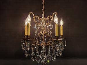 Spanish Brass Chandelier 5灯