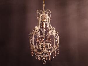 French Beaded Chandelier 1灯