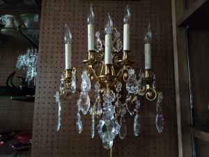 French gilt bronze bracket lamp 5灯