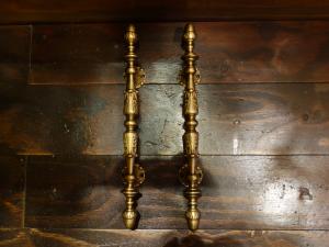 Italian brass doo handle 2P SET