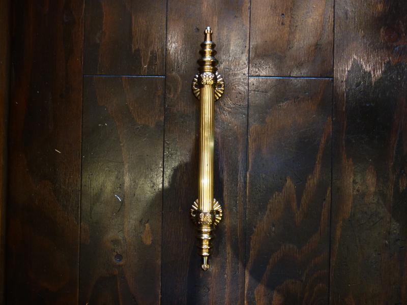 Italian gold door handle