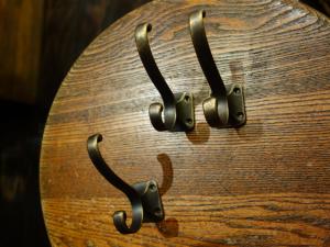 brass hat coat hook