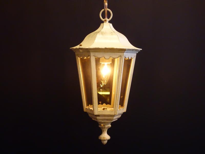 colored glass white lantern lamp 1灯