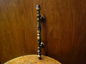 Italian brass door handle