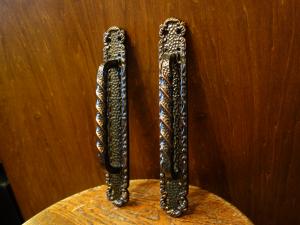 Italian brass door handle 2P SET