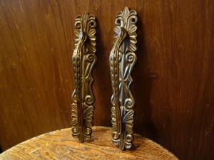 Italian brass door handle 2P SET