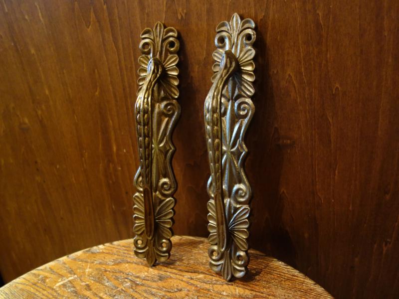 Italian brass door handle 2P SET
