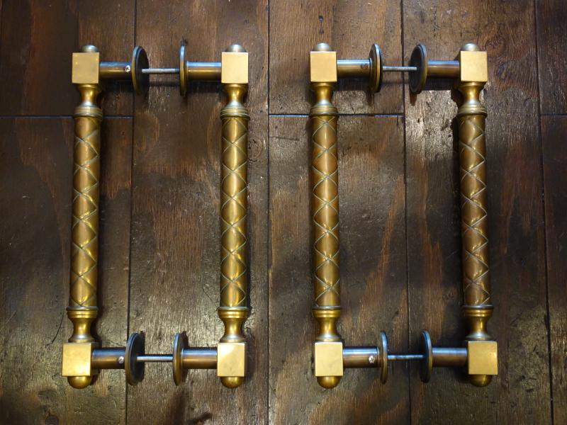 brass door handle
