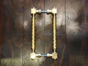 brass door handle