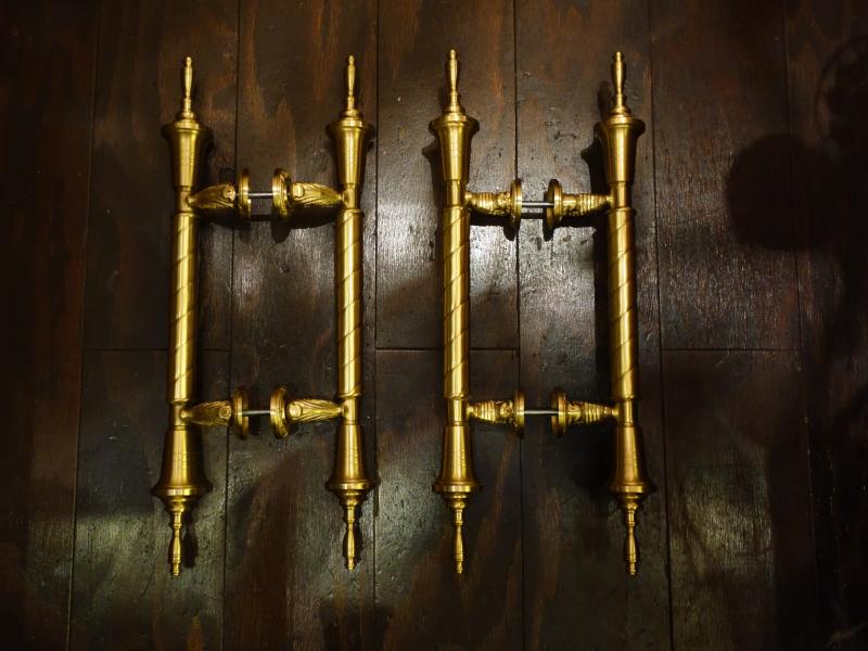 brass door handle
