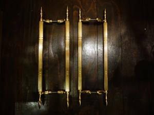 brass door handle