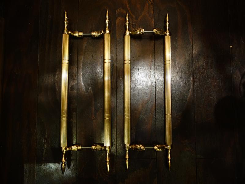 brass door handle