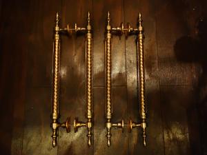brass door handle