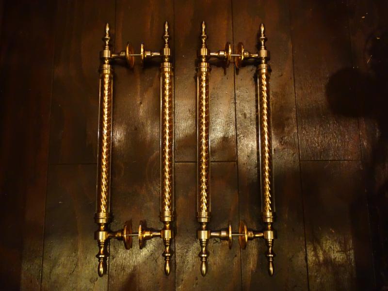 brass door handle