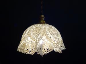 French lace pendant light 1灯