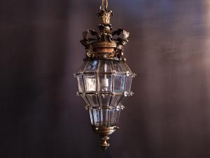 French Gilt Bronze Lantern 1灯