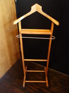 Italian wood hanger stand