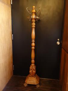 Italian wood coat rack
