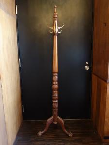 Italian wood coat rack