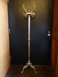 Italian brass coat rack