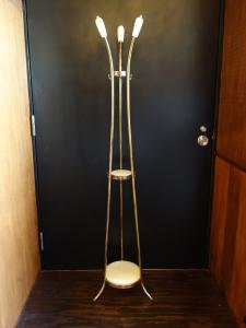 Italian gold marble coat rack