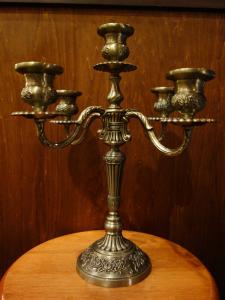 silver candle holder 5