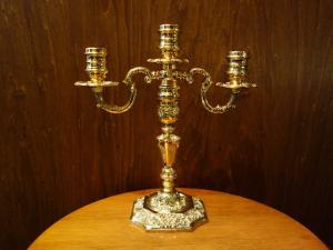 Italian gold candle holder 3