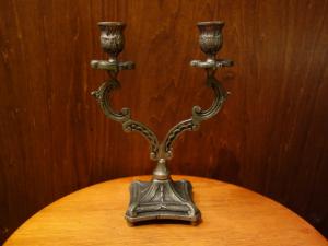 Italian silver candle holder 2