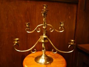 Italian brass candle holder 9