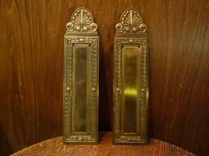 Italian brass door finger plate