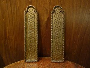 Italian brass door finger plate