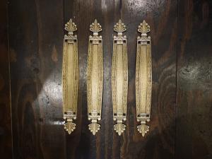 Italian brass door finger plate