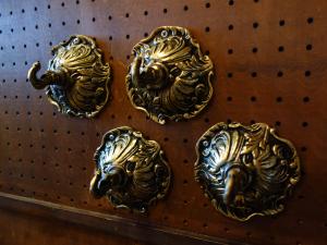 Italian brass ceiling hook