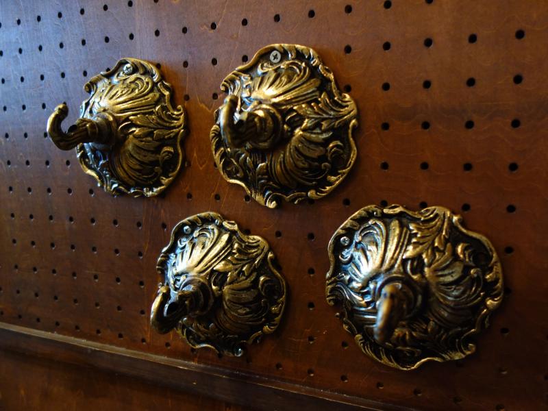 Italian brass ceiling hook