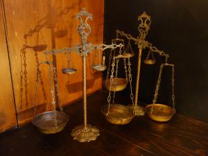 Italian brass balance