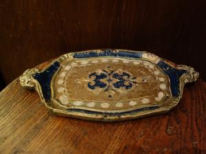 Italian green tray 