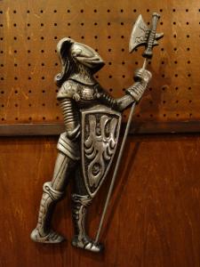 knight emblem wall ornament