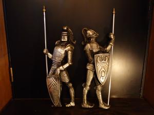 knight emblem wall ornament  PAIR