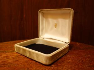 English jewelry display case