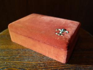 Italian velvet jewelry display box
