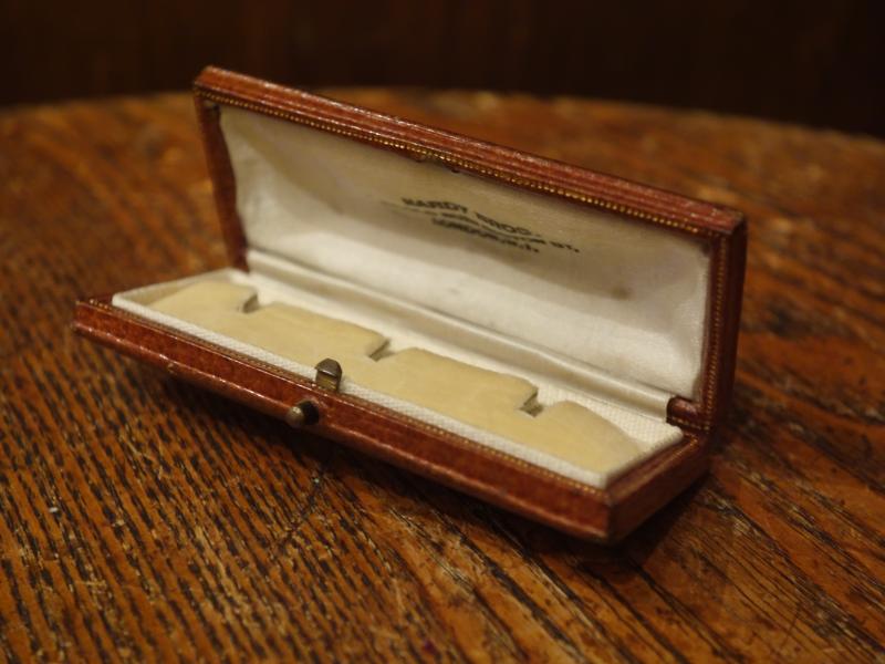 English jewelry display case