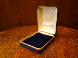 English jewelry display case