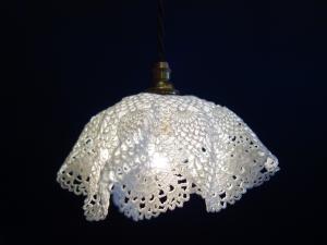 French lace pendant light 1灯