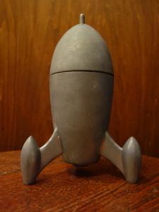 silver rocket ashtray